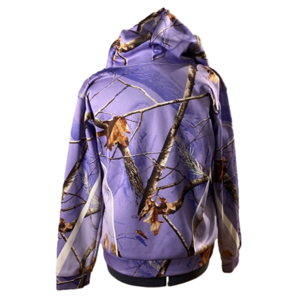 Cabela’s RealTree Women’s Purple Camo Lined  Hoodie (Size XL) - Picture 2 of 10
